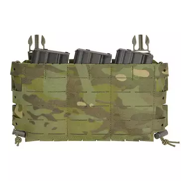 Buckle-up COMPACT - insert for 3 magazines, MOLLE Laser Cut - Multicam Tropic [8FIELDS]