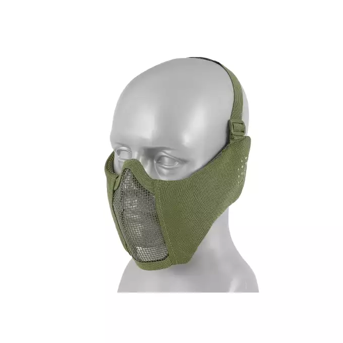Low-Profile Protective Mask with Cheek and Ear Protection type A - Olive [8FIELDS]