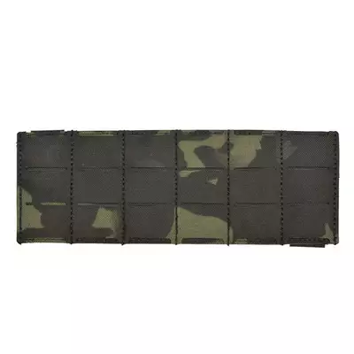 MOLLE Panel 6x3 for chest rig harness LASER CUT - Multicamo Black [8FIELDS]
