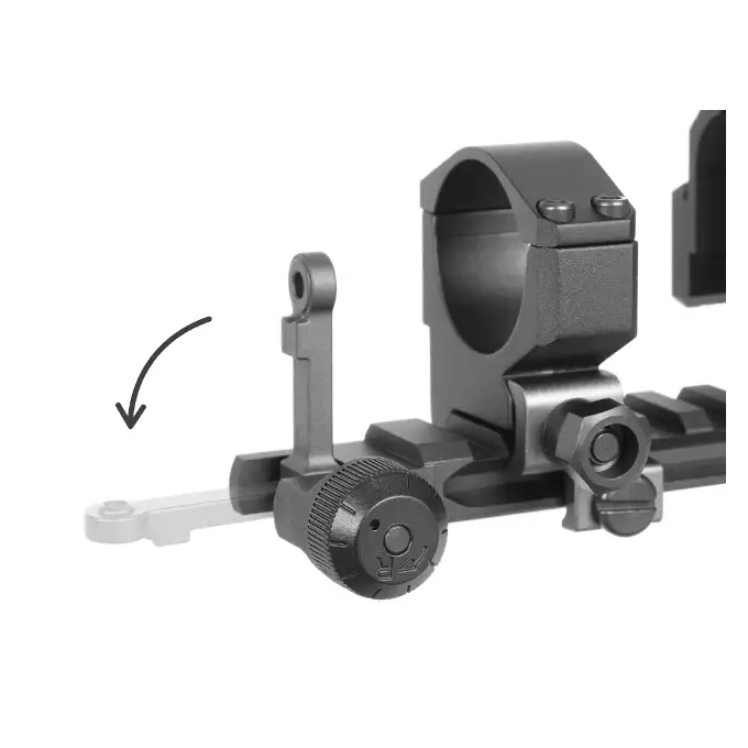 Replika montażu typu NADS z pierścieniami 30 mm (wersja 5.56) - Black [CGS]