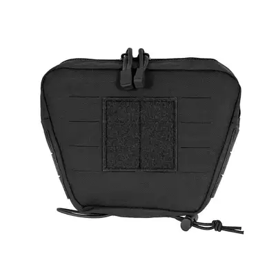 Laser Cut Lower Accessory Utility Pocket with Shockcords for Tourniquet - Black [8FIELDS]