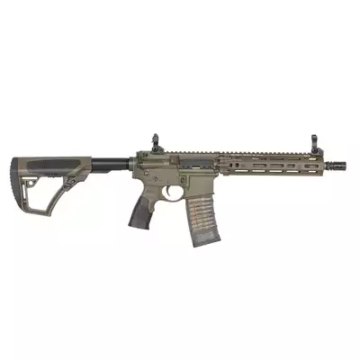 [Zestaw] Replika gazowa karabinka Daniel Defense DDM4 MK18 RIII 9.5 Lightning Serie - Brown [EMG] + Kolimator Frenzy Plus 1x31x26 Red Dot [Vector Optics]