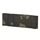 MOLLE Panel 6x3 for chest rig harness LASER CUT - Multicamo Black [8FIELDS]