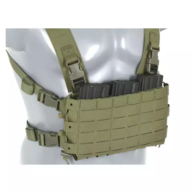 Chest Rig COMPACT - Buckle-up, MOLLE Laser Cut - Olive [8FIELDS]