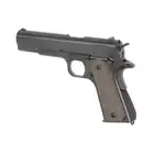 [Zestaw] Replika pistoletu 1911 z systemem Gas Blowback (GBB) - Black [Golden Eagle] + Standard Performance Green Gas 500ml [Nimrod]