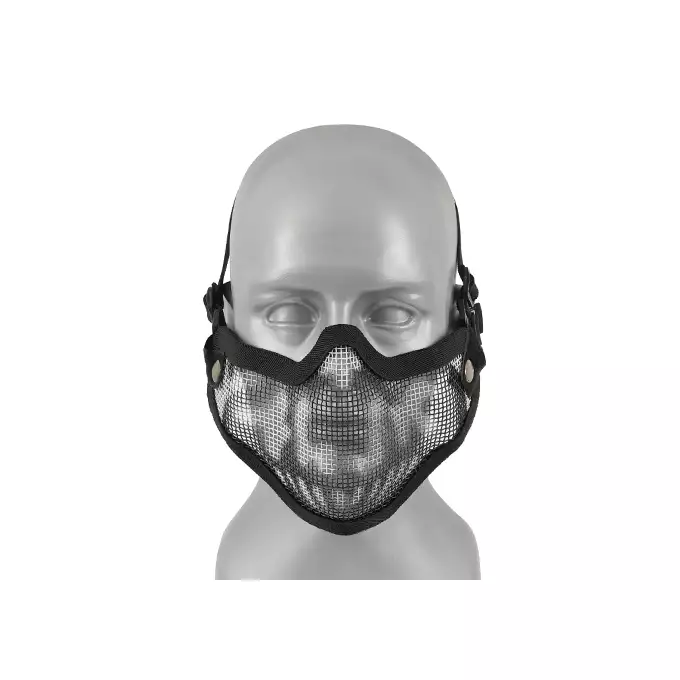 Steel Skull Mesh Mask - Black [8FIELDS]