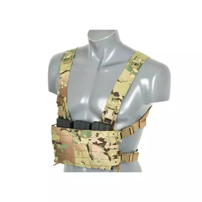 Chest Rig COMPACT MOLLE Laser Cut - Multicamo [8FIELDS]