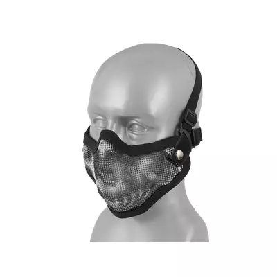 Steel Skull Mesh Mask - Black [8FIELDS]