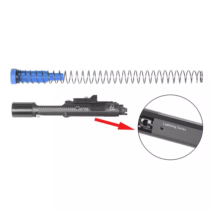[Zestaw] Replika gazowa karabinka Daniel Defense DDM4 MK18 RIII 12.5 Lightning Serie - Brown [EMG] + Magazynek LANCER L5 5.56 AWN Green Gaz do karabinków gazowych CGS, MWS - Black [EMG]