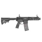 [Zestaw] Replika gazowa karabinka Daniel Defense DDM4PDW - Black [EMG] + 30-kulkowy gazowy magazynek treningowy Lancer L5AWM .300 BLK - niebieski [EMG]