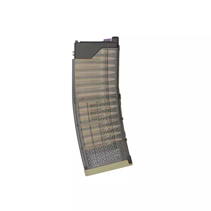 [Zestaw] Magazynek LANCER L5 300blk AWN Green Gaz do karabinków gazowych CGS, MWS - FDE [EMG]
