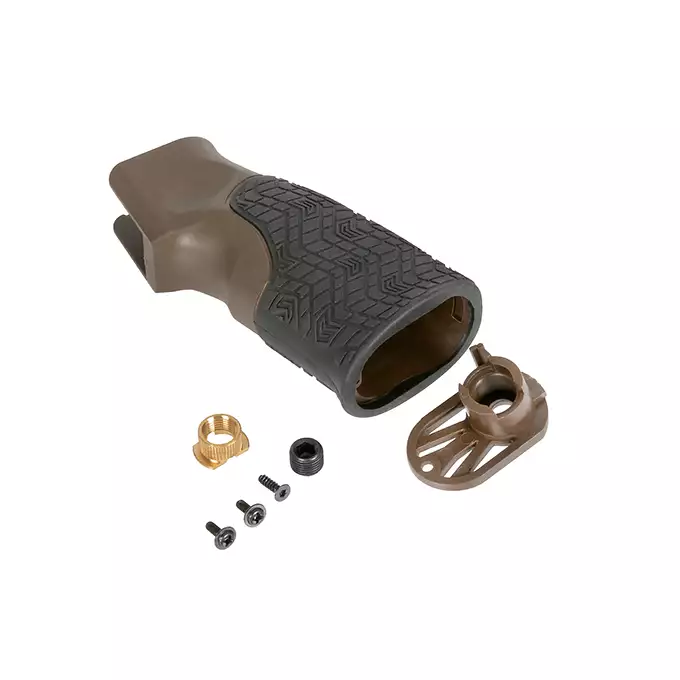 [Zestaw] CM.105 Daniel Defense MK18 Eshooter ETU - Black [EMG] + Chwyt pistoletowy Typu DD AR15/M4 - FDE [EMG] + Kolba Typu DD do AR15/M4 - FDE [EMG]