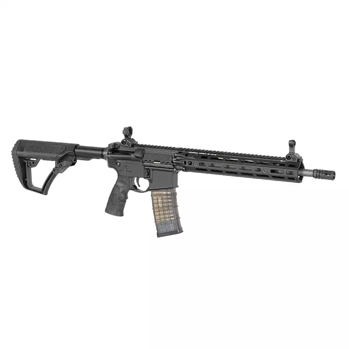 [Zestaw] Replika gazowa karabinka Daniel Defense DDM4 MK18 RIII 12.5 Lightning Serie - Black [EMG] + Kolimator Frenzy Plus 1x31x26 Red Dot [Vector Optics]