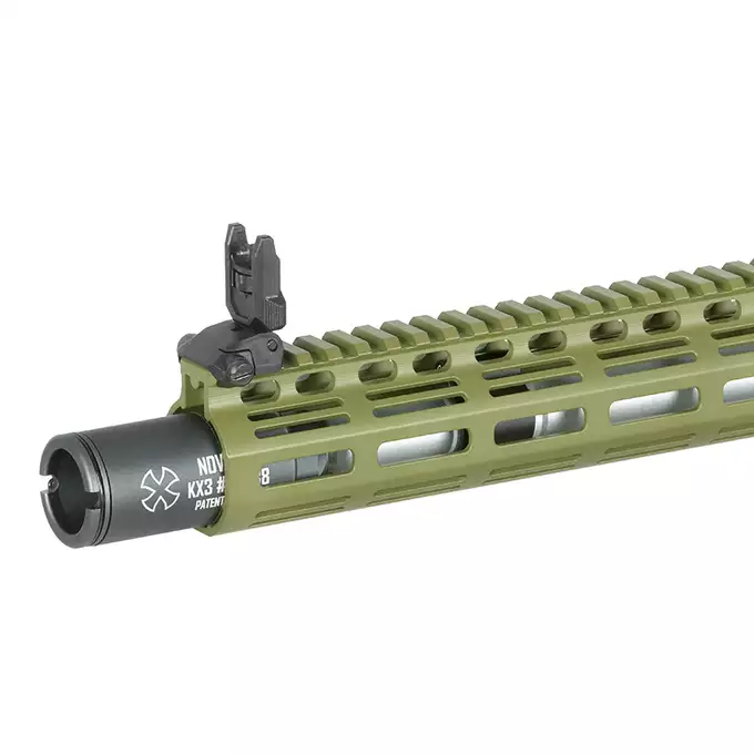 [Zestaw] Replika Karabinka Noveske 13.7" Gen III INFIDEL Eshooter ETU - Bazooka Green [EMG] + Pokrowiec na broń 130cm - Olive  [8FIELDS]