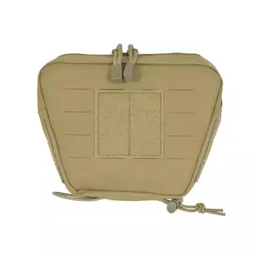 Lower utility pouch for accessories with shockcord retention, Laser Cut - TAN [8FIELDS]