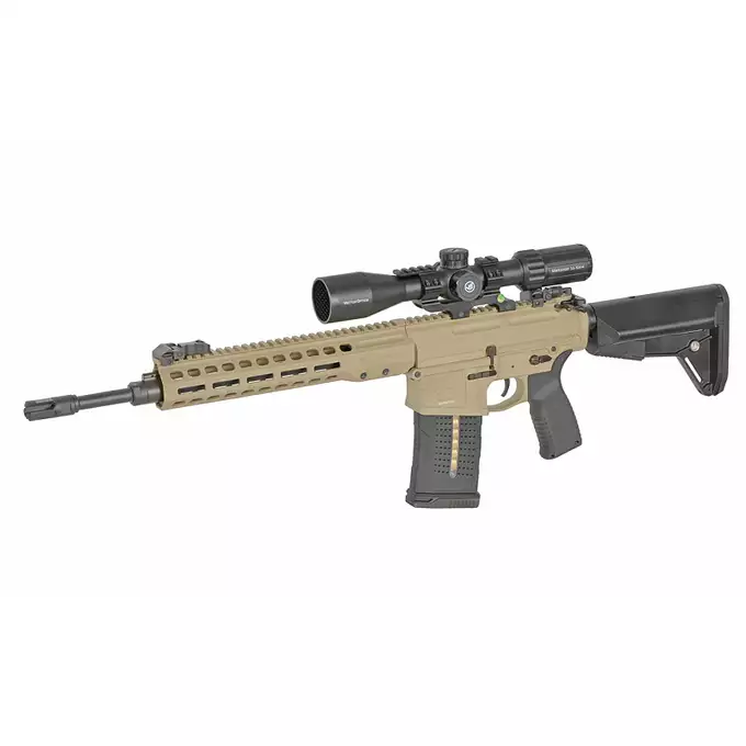 [Zestaw] Polimerowy magazynek Mid-Cap na 220 kulek do AR-10/SR25 - Black