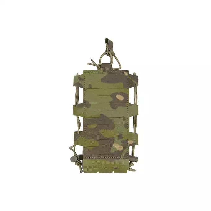 Laser Cut Adjustable Radio / Bottle Pouch with Shockcord - Multicamo Tropic [8FIELDS]