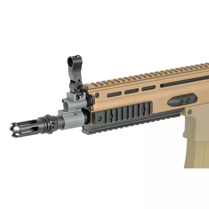 Replika FN SCAR-L z 25RPS, ESHOOTER ETU, GEN-2 - Tan [Cybergun]