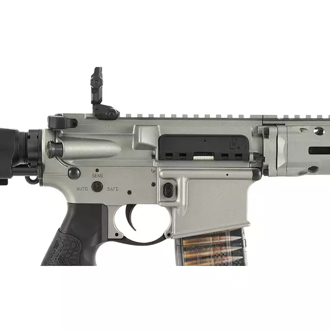 [Zestaw] Gazowa replika Daniel Defense DDM4 CQB PDW - GREY [EMG] + Standard Performance Green Gas 500ml [Nimrod]