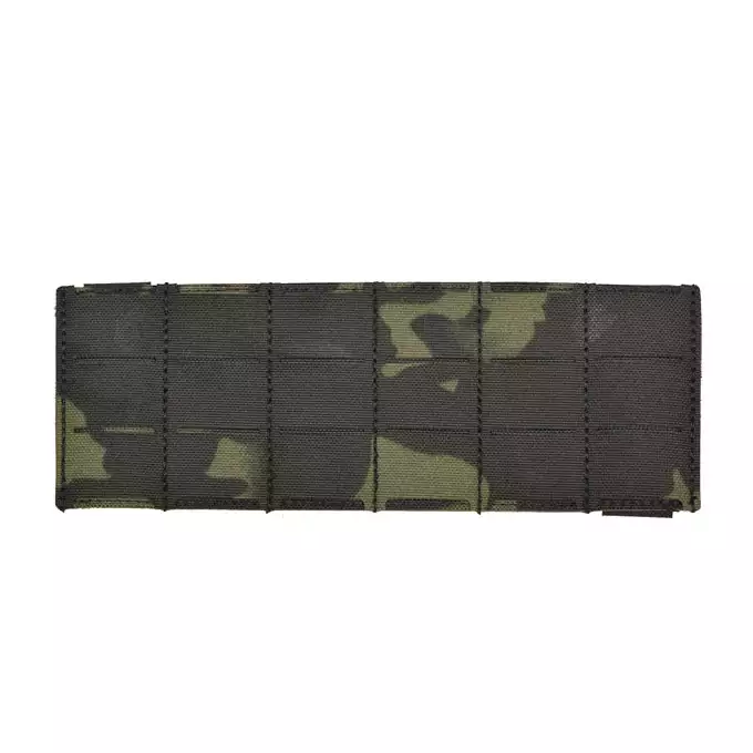 MOLLE Panel 6x3 for chest rig harness LASER CUT - Multicamo Black [8FIELDS]