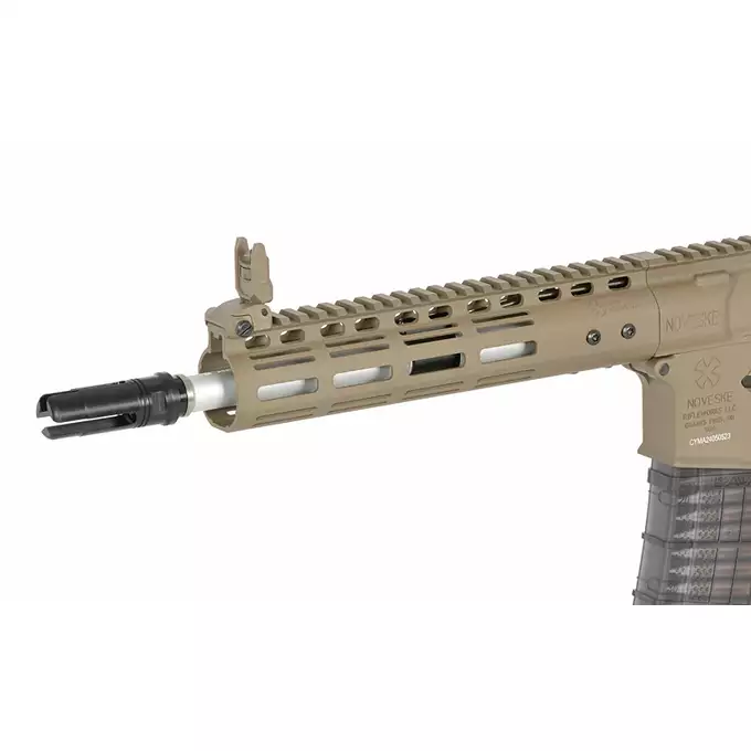 [Zestaw] Replika karabinka Noveske 10.5" Gen III Shorty 300BLK  Eshooter ETU - Tan [EMG] + 180-kulkowy magazynek treningowy Lancer L5AWM 5.56 - Niebieski [EMG]