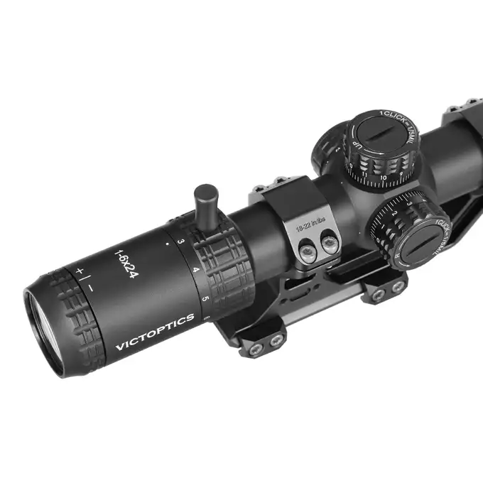S6 1-6×24 LPVO SFP Scope with High Picatinny Mount [Vector Optics]