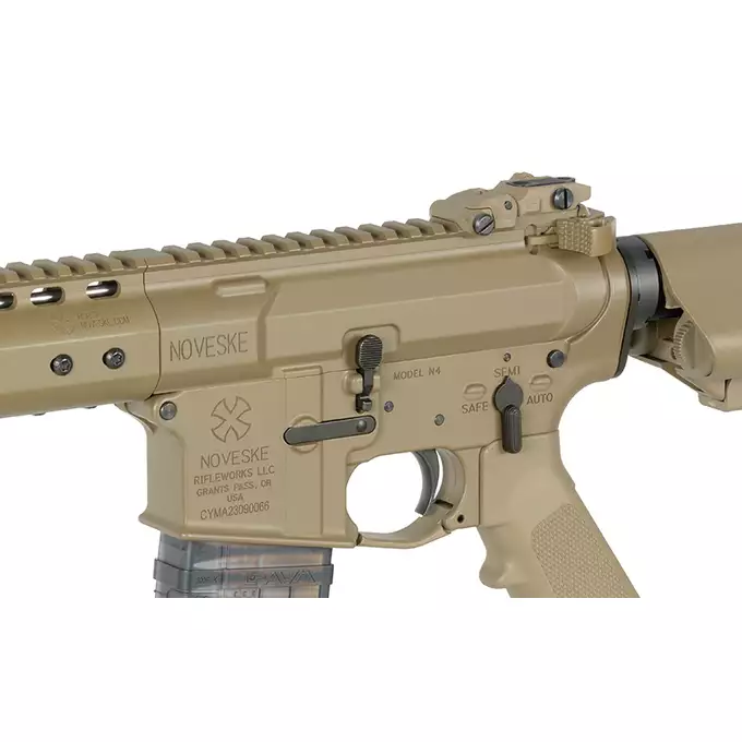 [Set] Noveske 10.5" Gen III Shorty 300BLK GBBR Replica - Tan [EMG] + 30rd Lancer L5AWM 300BLK Style Train-Safe GBBR Magazine - Blue [EMG]