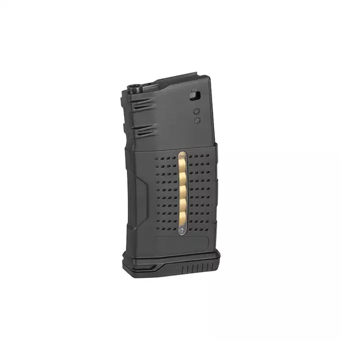 [Zestaw] Polimerowy magazynek Mid-Cap na 220 kulek do AR-10/SR25 - Black