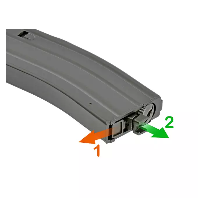 [Zestaw] Magazynek STANAG Co2 z zasobnikiem QD do CGS,MWS [CGS]