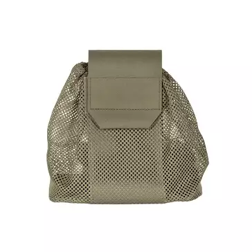 Laser Cut Foldable Mesh Dump Pouch - Ranger Green [8FIELDS]