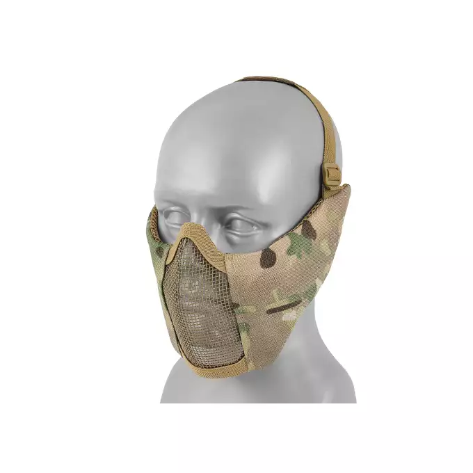 Low-Profile Protective Mask with Cheek and Ear Protection type A - Multicamo [8FIELDS]