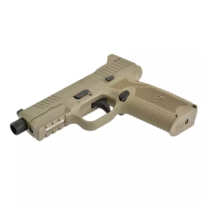[Zestaw] Replika Pistoletu FN 509 GBB - Tan [Cybergun] + Mikrokolimator pistoletowy - Black [PCS]