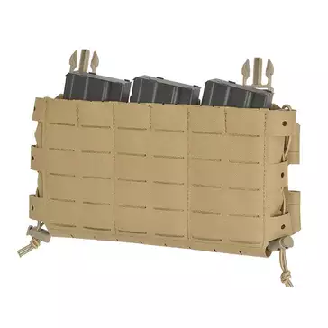 Panel Buckle-up COMPACT - insert for 3 magazines, MOLLE Laser Cut - Tan [8FIELDS]