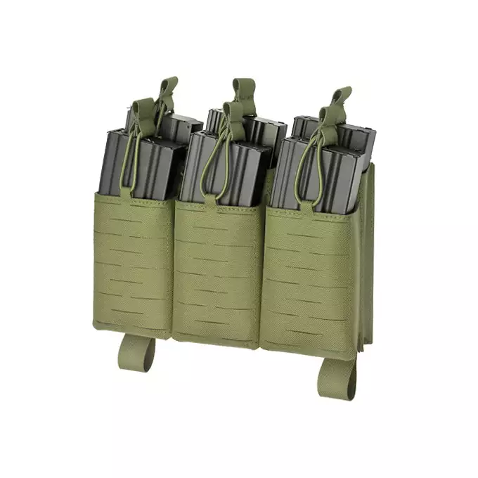 [Zestaw] Kamizelka Operator Plate Carrier Laser-Cut Buckle Up z ładownicą na magazynki AR/AK - Olive [8Fields] + Duża ładownica Laser-Cut ogólnego przeznaczenia - Olive [8FIELDS] + Panel Buckle Up Laser-Cut na 6 magazynków AR15/AK - Olive [8Fields]