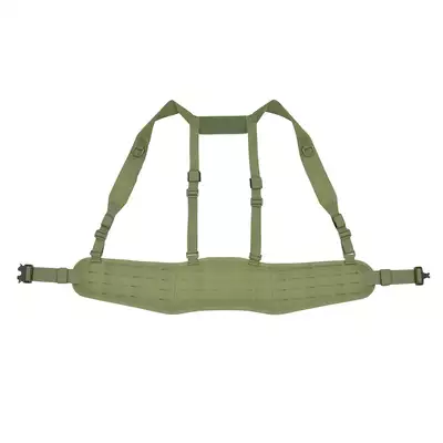 Patrol Tactical Belt with Suspenders MOLLE, Laser Cut - Olive [8FIELDS]