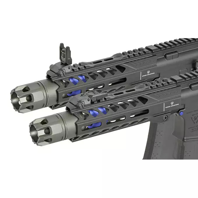 [Zestaw] Replika Karabinka Strike industries 7" Raider Competition CQB, Gen-2 - Blue [EMG] + Ładowarka V3+ do akumulatorów LiPo/LiFe [IPower] + Akumulator Li-Po 1100mAh 11,1V 20C - Deans [IPower]