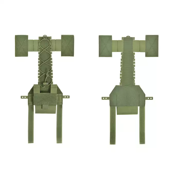 Laser-Cut Helmet Accessory Pouch - Olive [8FIELDS]