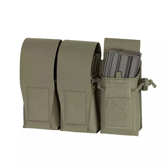 Triple Pouch for 6 AR15 Magazines, Laser Cut - Ranger Green [8FIELDS]