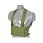[Zestaw] Kamizelka Chest rig Laser-Cut - Olive  [8Fields] + Panel Laser-Cut z ładownicami na 3 magazynki AR15 - Olive [8Fields] + Duża ładownica Laser-Cut ogólnego przeznaczenia - Olive [8FIELDS]