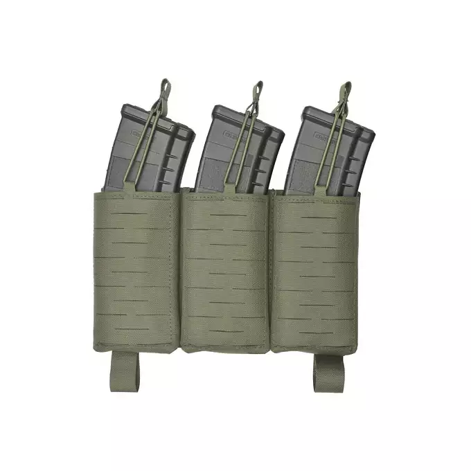 Panel Buckle Up Laser-Cut for 3 AR15/AK Magazines - Ranger Green [8Fields]