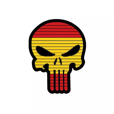 Naszywka Flag Skull ESPANA [8FIELDS]