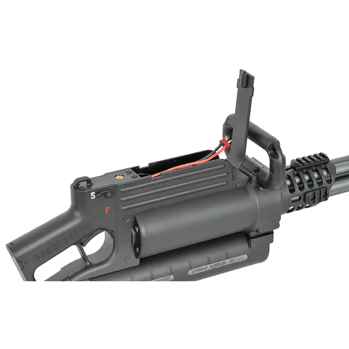 [Zestaw] Replika obrotowego miniguna WE23-X [WELL] + Akumulator Li-Po 1100mAh 11,1V 15/30C - T-connector [VB] + Kompaktowa ładowarka LIPO B3Pro
