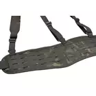 Patrol Tactical Belt with Suspenders MOLLE, Laser Cut - Multicamo Black [8FIELDS]