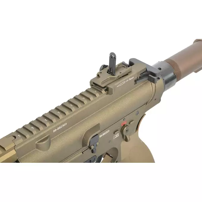 [Zestaw] Replika Airsoftowa EC-204 Edycja Advanced (ulepszony gearbox, programowalny ETU) - Dark Earth [E&amp;C] + Akumulator Li-Po 1200mAh 11,1V 20C - Deans [IPower] + Kompaktowa ładowarka LIPO B3Pro