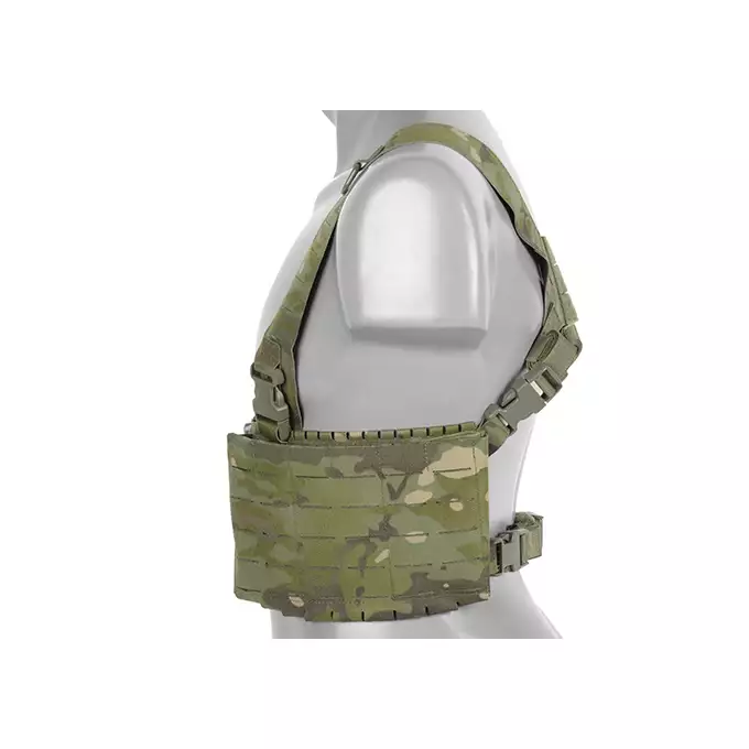 Chest Rig with Two Pouches for 6 AR / AK Magazines, Laser Cut - Multicamo Tropic [8FIELDS]