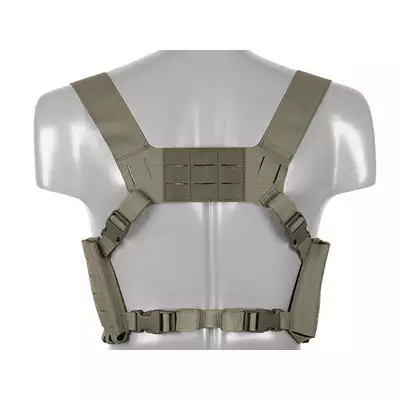 Chest Rig with Two Pouches for 6 AR / AK Magazines, Laser Cut - Ranger Green [8FIELDS]