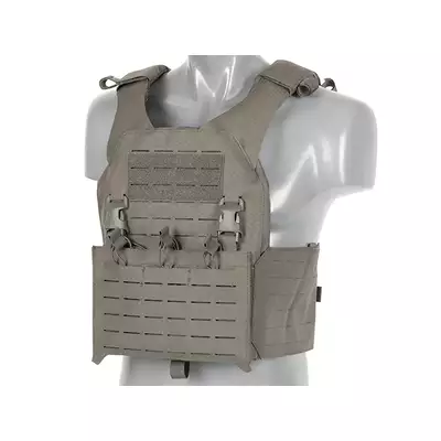 QRF Plate Carrier Laser-Cut Buckle Up with AR15/AK Magazine Pouch - Ranger Green [8FIELDS]