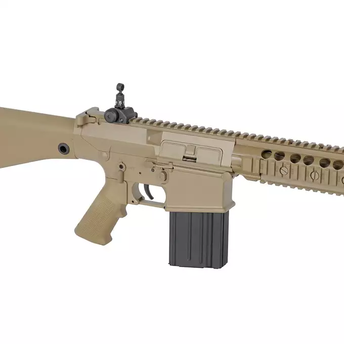 [Zestaw] Replika Airsoftowa EC-901 Edycja Advanced (ulepszony gearbox) - Dark Earth [E&amp;C] + Akumulator Li-Po 1200mAh 11,1V 20C - Deans [IPower] + Kompaktowa ładowarka LIPO B3Pro