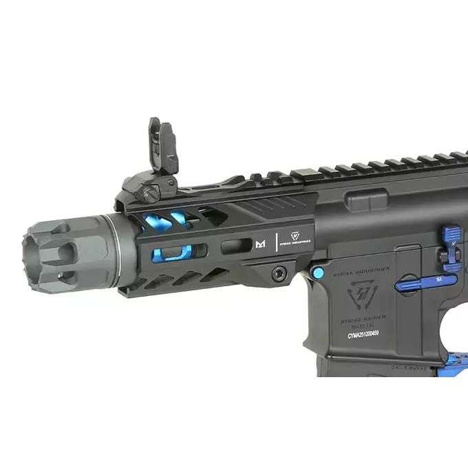 [Zestaw] Replika Karabinka Strike industries 4" Raiders Competition PDW, GEN-2 - Blue [EMG] + Ładowarka V3+ do akumulatorów LiPo/LiFe [IPower] + Akumulator Li-Po 1100mAh 11,1V 20C - Deans [IPower]