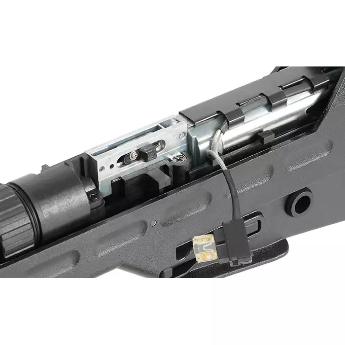 [Zestaw] Urban Assault Rifle - Black [APS] + Akumulator Li-Po 1100mAh 7,4V 20C [IPower] + Ładowarka V3+ do akumulatorów LiPo/LiFe [IPower]
